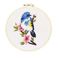 N501 Embroidery Kit Branch bird cross stitch stretch embroidery diy embroidery material package