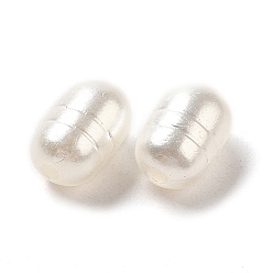 Creamy White ABS Imitation Pearl Acrylic Beads, Column, Creamy White, 6x9mm, Hole: 1.4mm, about 2500pcs/500g