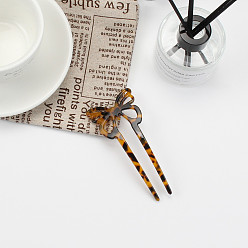 Amber color Элегантная заколка-бабочка для элегантного геометрического пучка волос — старинный стиль, изящный.