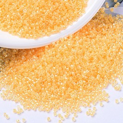 (DB2032) Светящееся Солнечное Сияние Бусины miyuki delica, цилиндр, японский бисер, 11/0, (дБ 2032) солнечное свечение, 1.3x1.6 мм, отверстие : 0.8 мм, Около 2000 шт / 10 г