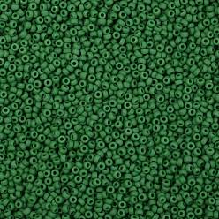 (47DF) Opaque Frost Shamrock TOHO Round Seed Beads, Japanese Seed Beads, (47DF) Opaque Frost Shamrock, 11/0, 2.2mm, Hole: 0.8mm, about 1110pcs/bottle, 10g/bottle