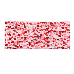 Color-C Romantic Heart Lips Rose Print Fashion Headband for Fitness Yoga Sports