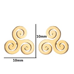 Golden rotation Unique Asymmetric Love Lock Mushroom Earrings with Maple Leaf Design for Spring