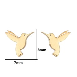 384 Gold Cute Animal Ear Studs: Bat Rabbit Bird Cat Halloween Earrings