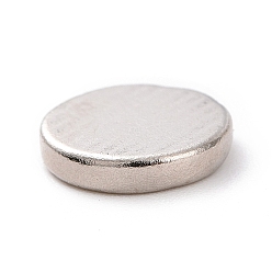 Platinum Small Circle Magnets, Button Magnets, Strong Magnets Fridge, Platinum, 8x2mm