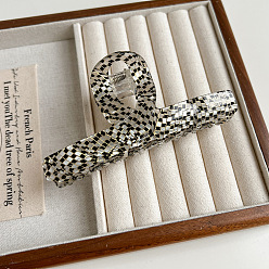 Серый Заколки для волос в форме когтей из ацетата целлюлозы, аксессуары для волос для женщин и девочек, серые, 116x55 мм