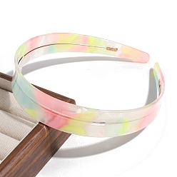 Разноцветный Резинки для волос из ацетата целлюлозы, аксессуары для волос для женщин и девочек, красочный, 140x125 мм