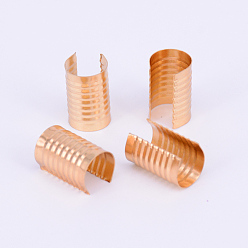 Light Gold Железный шнур с кисточкой, колонка, золотой свет, 14x8.5~9 mm.