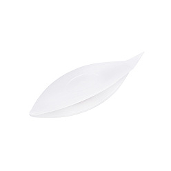 Blanc Navettes de frivolité en plastique, outil artisanal de fabrication de dentelle à la main bricolage, blanc, 80x20x10mm