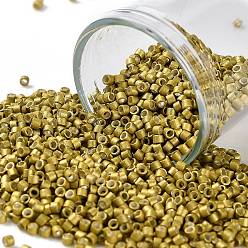 (DB1164) Гальваническая Матовая Цедра Бусины miyuki delica, цилиндр, японский бисер, 11/0, (дБ 1164) оцинкованная матовая цедра, 1.3x1.6 мм, отверстие : 0.8 мм, Около 2000 шт / 10 г