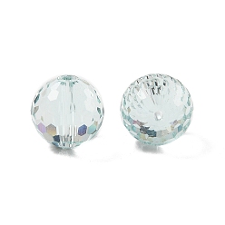 Аква Стекло k9 стекло, имитация Австрийские кристаллические шарики, граненый (128 граней), круглые, вода, 12 мм, отверстие : 1.4~2 мм