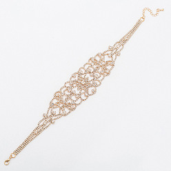 golden Dazzling Diamond Bridal Necklace for Elegant Evening Events - N361
