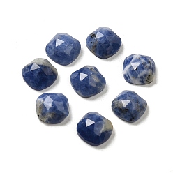 Содалитовое Натуральный содалита кабошоны, граненые, квадратный, 7x7x3.5 мм