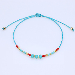 7 Miyuki Crystal Beaded Bracelet - Original European Style Handmade Design