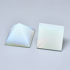 Opalite Opalite Decorations, Home Decorations, Pyramid, 37~38.5x37~38.5x28.5~29.5mm