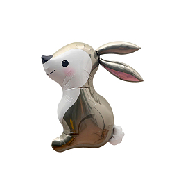 Кролик Алюминиевый шар на тему животных, для вечеринки фестиваль украшения дома, кролик, 800x630 мм
