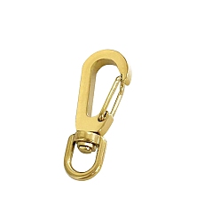 Настоящее золото 18K 304 из нержавеющей стали Поворотные пряжки, поворотные застежки-крючки, реальный 18 k позолоченный, 37x14 мм