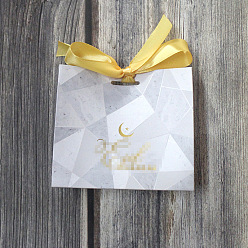 Style 1 (Gold Ribbon) Eid Marbled Sugar Box Gift Bag Muslim Festival Decoration Supplies