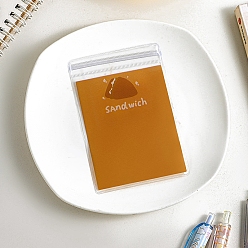 Food Прозрачные прямоугольные пластиковые пакеты с застежкой-молнией для ювелирных изделий, многоразовые упаковочные пакеты, верхнего уплотнения, антиокислительные самозапечатывающиеся пакеты, сэндвич, 12x8 см