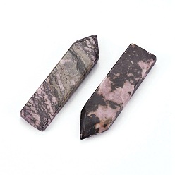 Rhodonite Natural Rhodonite Cabochons, Sword, 51.5~54x12.5~14x5~6mm
