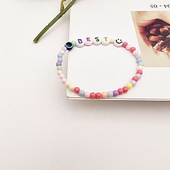 Style 3 Colorful Beaded Bracelet for Kids - Devil's Eye Bohemian DIY Handmade Mi Band 4 Strap