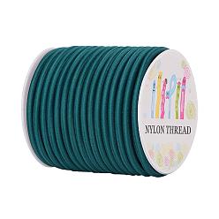 Темно-серый Нейлоновая нить, с КПП трубку внутри, круглые, темно-серый, 5 мм, отверстие: 2 мм, 12.03yards / рулон (11 м / рулон)