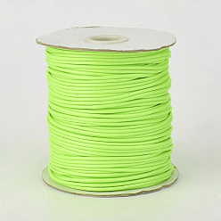 Green Yellow Eco-Friendly Korean Waxed Polyester Cord, Green Yellow, 2mm, about 90yards/roll(80m/roll)