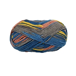 Royal Blue 6-Ply Milk Cotton Knitting Acrylic Fiber Yarn, for Weaving, Knitting & Crochet, Royal Blue, 3mm