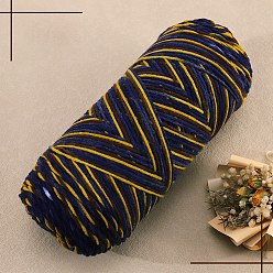 Dark Blue 5-Ply Milk Cotton Knitting Acrylic Fiber Yarn, for Weaving, Knitting & Crochet, Dark Blue, 2.5mm