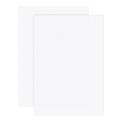 Прозрачный Силиконовая односторонняя доска, с клейкой спинкой, прямоугольные, прозрачные, 30x21x0.1 см