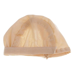 пшеница Нейлоновые чулки парики, парик с куполом из эластичной сетки, для 1/6 аксессуары bjd wig grip cap, цвет пшеницы, 160~170 мм