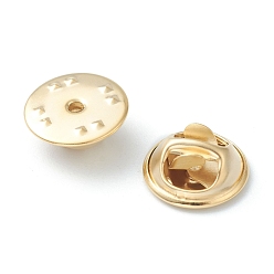 Золотой 304 из нержавеющей стали значок нагрудным назад бабочки муфтами, булавка для галстука, фурнитура для броши, золотые, 11.5x5 мм, отверстие : 1.6 мм
