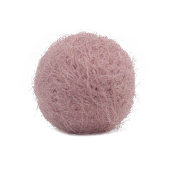 Rosy Brown Wool Felt Balls, Pom Pom Balls, for DIY Decoration Accessories, Rosy Brown, 20mm