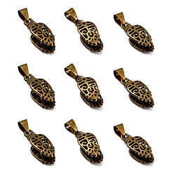 Античная Бронза Латуни ледоруб и щепотку поручительств, античная бронза, 18.5 мм, отверстие : 4 мм