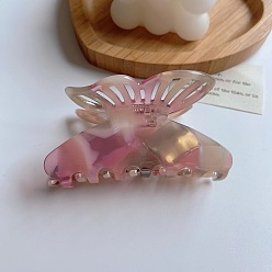 Floral Purple - 8.5cm Заколка для волос бабочка для девочек, стильные и милые аксессуары для волос