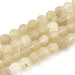 Other Watermelon Stone Glass Watermelon Stone Glass Beads Strands, Frosted, Round, 4mm, Hole: 1mm, about 96pcs/strand, 15.5 inch