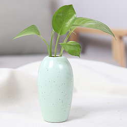 Honeydew Ceramic Flower Vase for Home, Office, Creative Desktop Decoration, Honeydew, 50x95mm