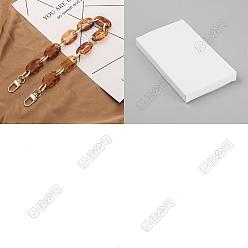 Сиена 1цепочки для кошельков из ПК, акриловые ремни для сумок с цепочкой для кофейных зерен, с поворотной застежкой, принадлежности для изготовления кошельков, золотые, цвет охры, 400 мм