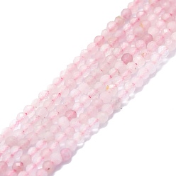 Tourmaline Natural Tourmaline Beads Strands, Faceted, Round, 2mm, Hole: 0.5mm, about 215pcs/strand, 15.16''~15.55''(38.5~39.5cm)