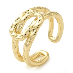 Настоящее золото 18K Латунные открытые манжеты для женщин, реальный 18 k позолоченный, 11 мм, регулируемый