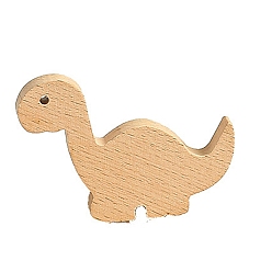 Dinosaur Ручки двери шкафа из дерева, кухонный ящик тянет ручки шкафа, динозавр, 52x76 мм