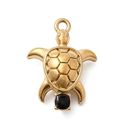 Реактивный Самолет 304 подвески из нержавеющей стали с микропаве из стразов, черепаховые чары, ионное покрытие (ip), реальный 18 k позолоченный, струя, 19x14x6.5 мм, отверстие : 1.4 мм