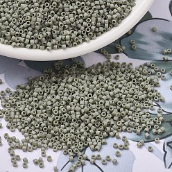 (DB2282) Матовый Непрозрачный Глазированный Кактус Бусины miyuki delica, цилиндр, японский бисер, 11/0, (дБ 2282) матовый глазированный кактус, 1.3x1.6 мм, отверстие : 0.8 мм, Около 2000 шт / 10 г