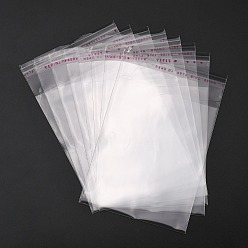 Clear OPP Cellophane Bags, Rectangle, Clear, 14x9cm, Unilateral Thickness: 0.035mm, Inner Measure: 10.5x9cm