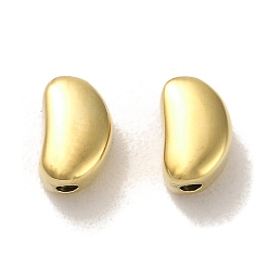 Real 14K Gold Plated 304 Stainless Steel Beads, Bean, Real 14K Gold Plated, 8.5x5x4.5mm, Hole: 1.4mm