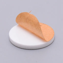 Blanc Panneau acrylique benecreat, plat rond, blanc, 88.5x3mm