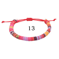 13 Bohemian Ethnic Style Handmade Braided Bracelet for Teens Colorful Surfing Friendship Bracelet