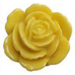 Желтый Кабошонов цветок cmолаы, Новые модные цветок, 23x11 мм