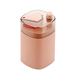 Персиковый Слойка Пластиковый выдвижной автоматический диспенсер для зубочисток, хранение подставки для зубочисток, розовые, 55x83 мм