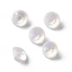 Кристалл Мокко флуоресцентный стиль k9 стеклянные кабошоны со стразами, назад назад, алмаз, кристалл, 8x5.5 мм